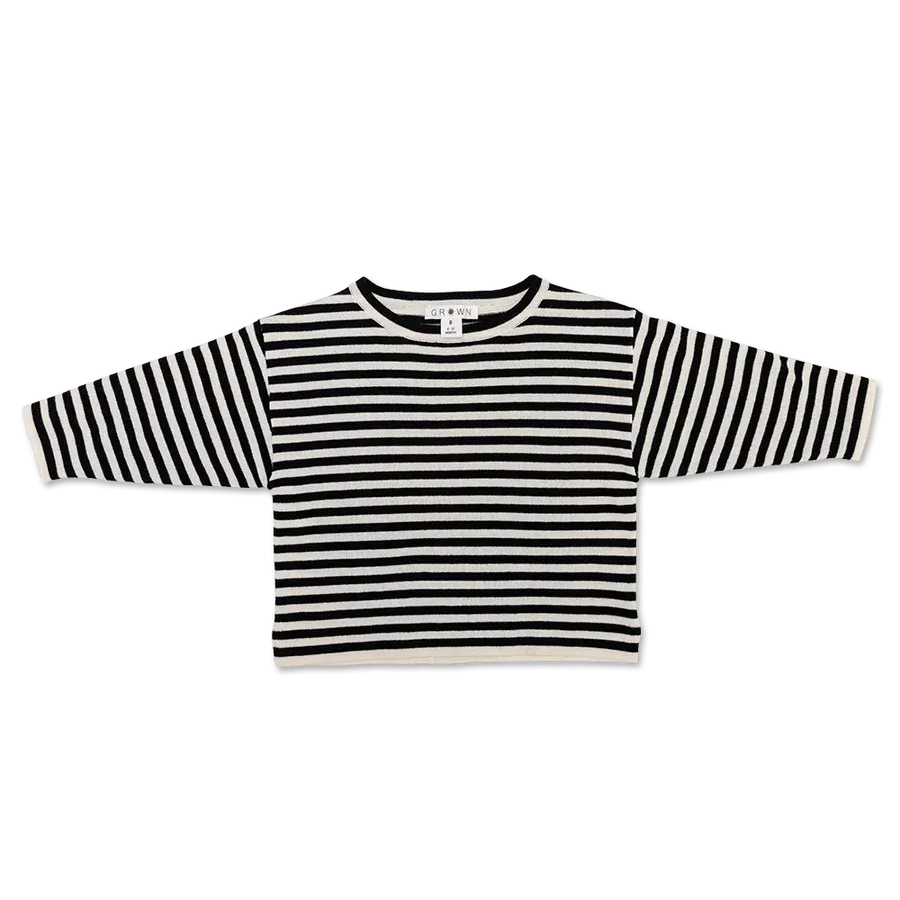 Organic L/Slv Top - Stripe