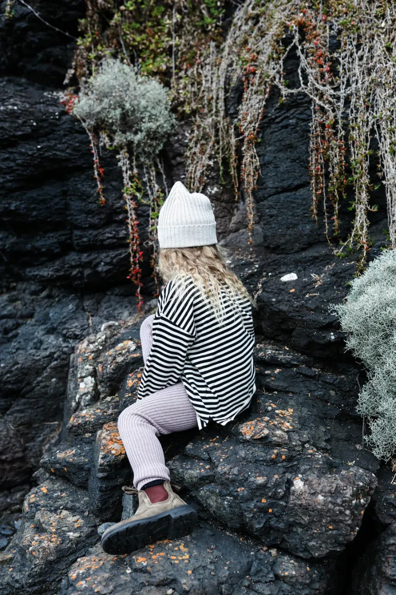 Organic L/Slv Top - Stripe