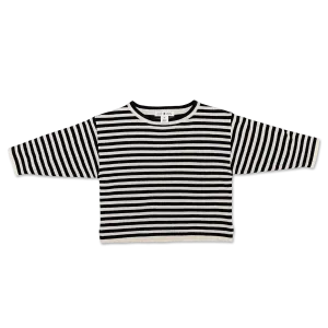 Organic L/Slv Top - Stripe