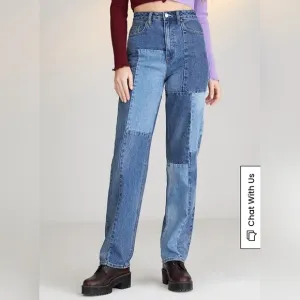 PACSUN Eco Patchwork 90’s Boyfriend Girl’s High Rise Jeans Size 23
