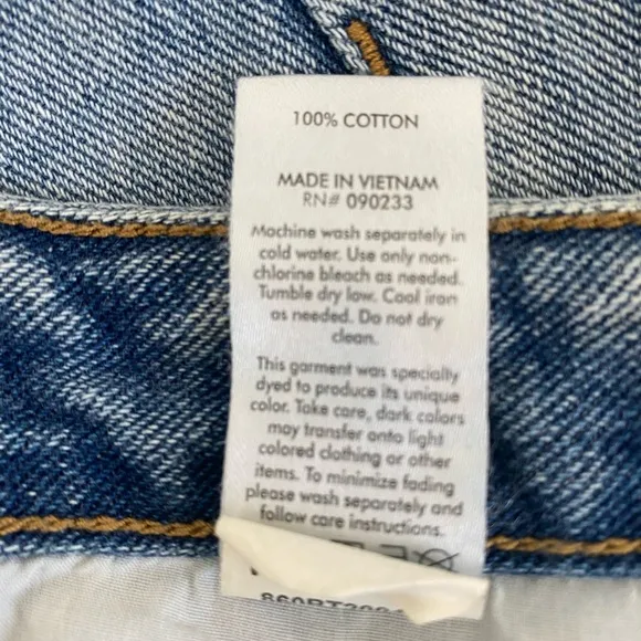 PacSun Side Slit Light '90s Boyfriend Jeans
