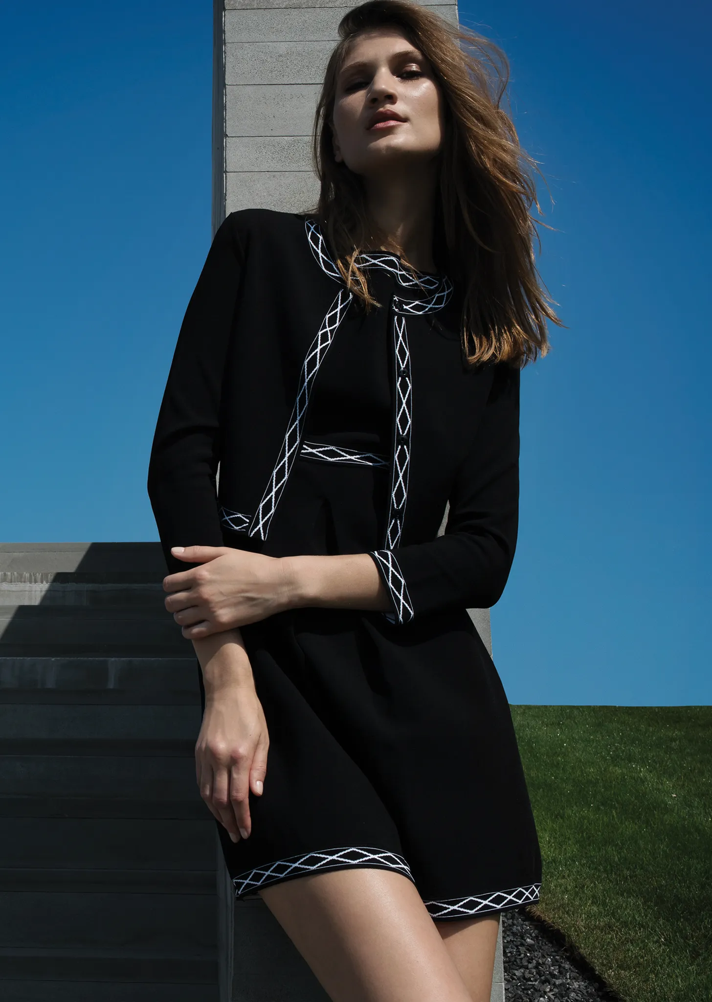 Pascale - Milano Knit A Line Dress