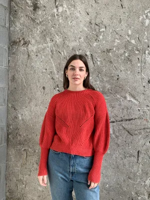 pink cotton cashmere sweater