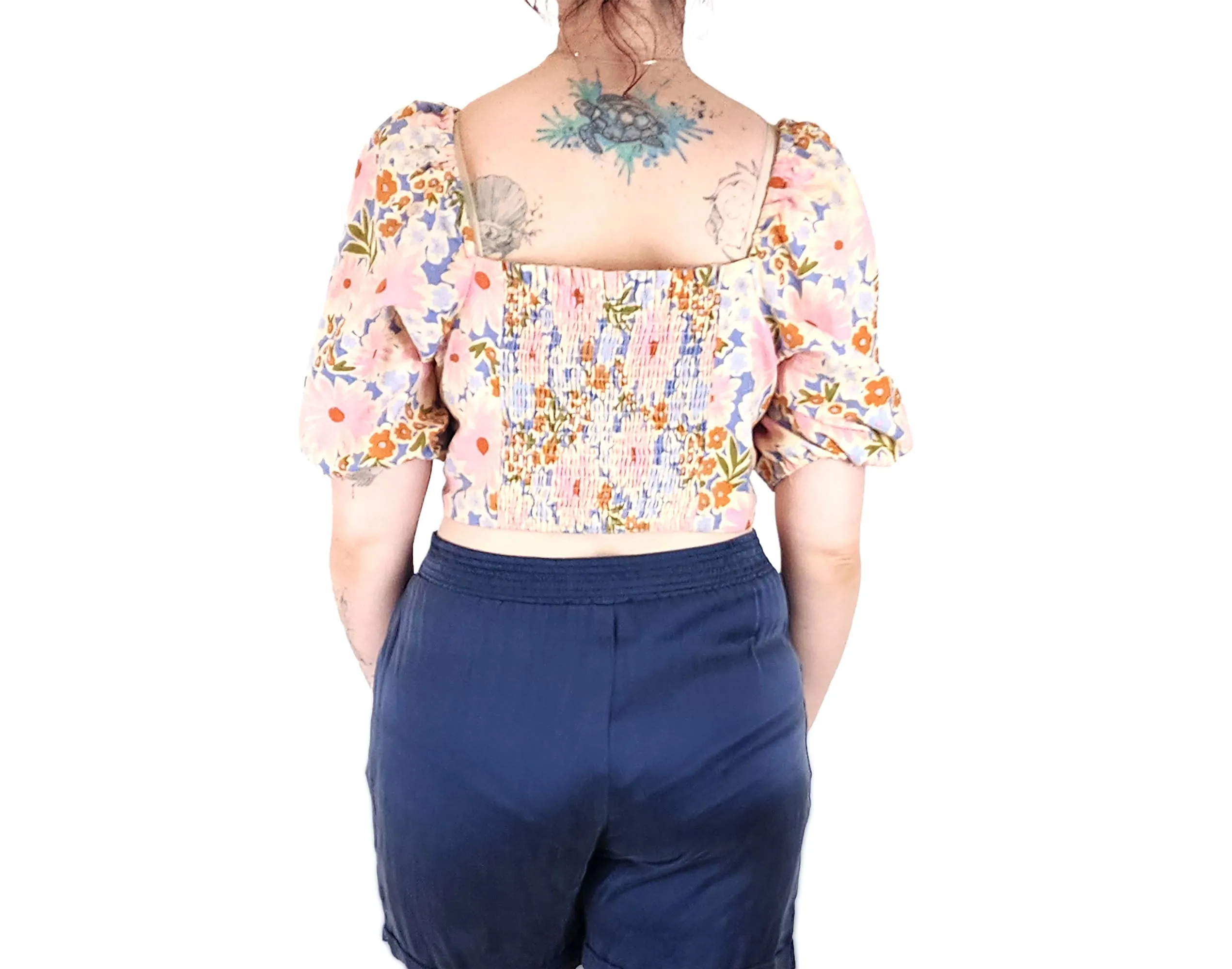 Princess Highway pink cropped top size 12