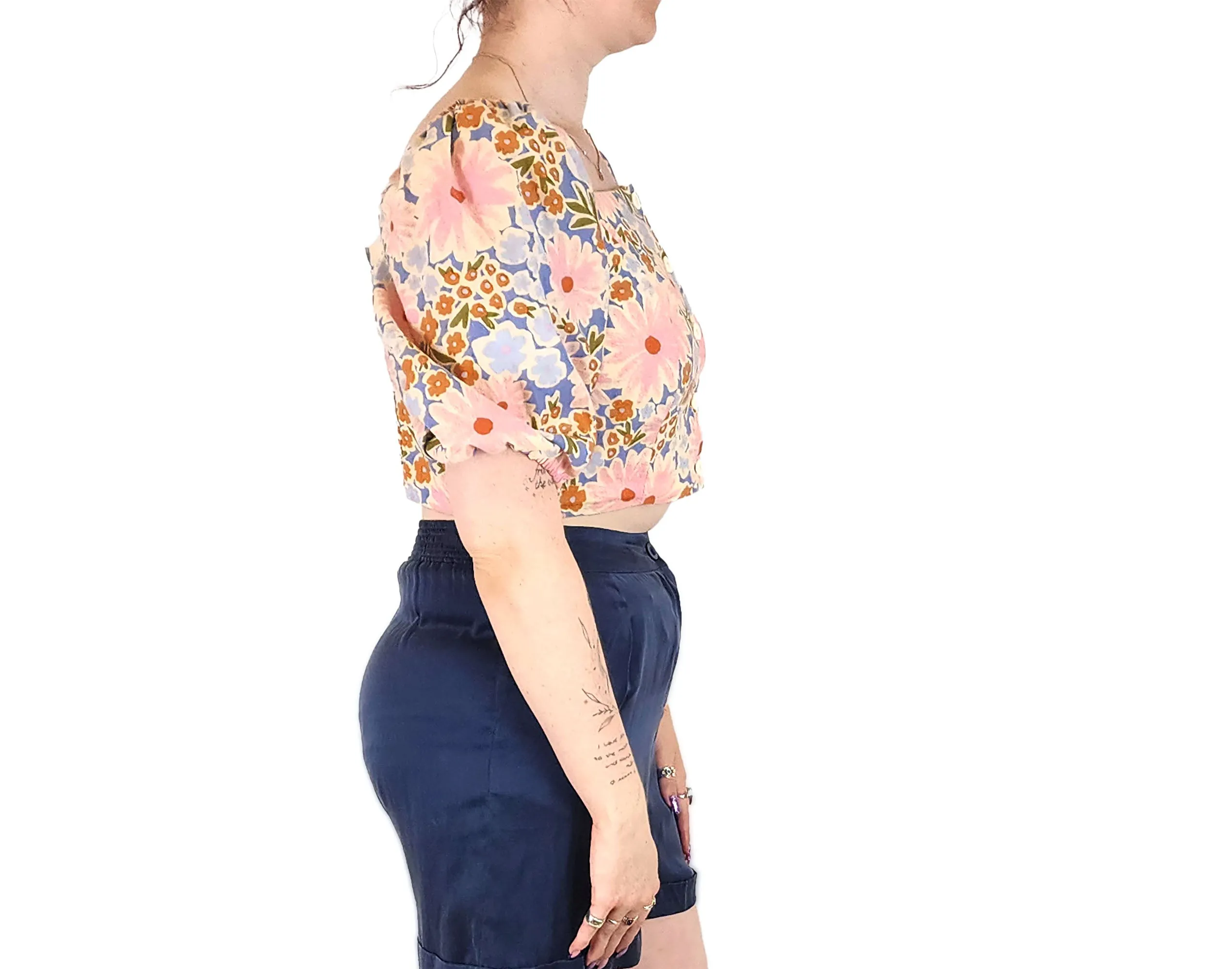 Princess Highway pink cropped top size 12