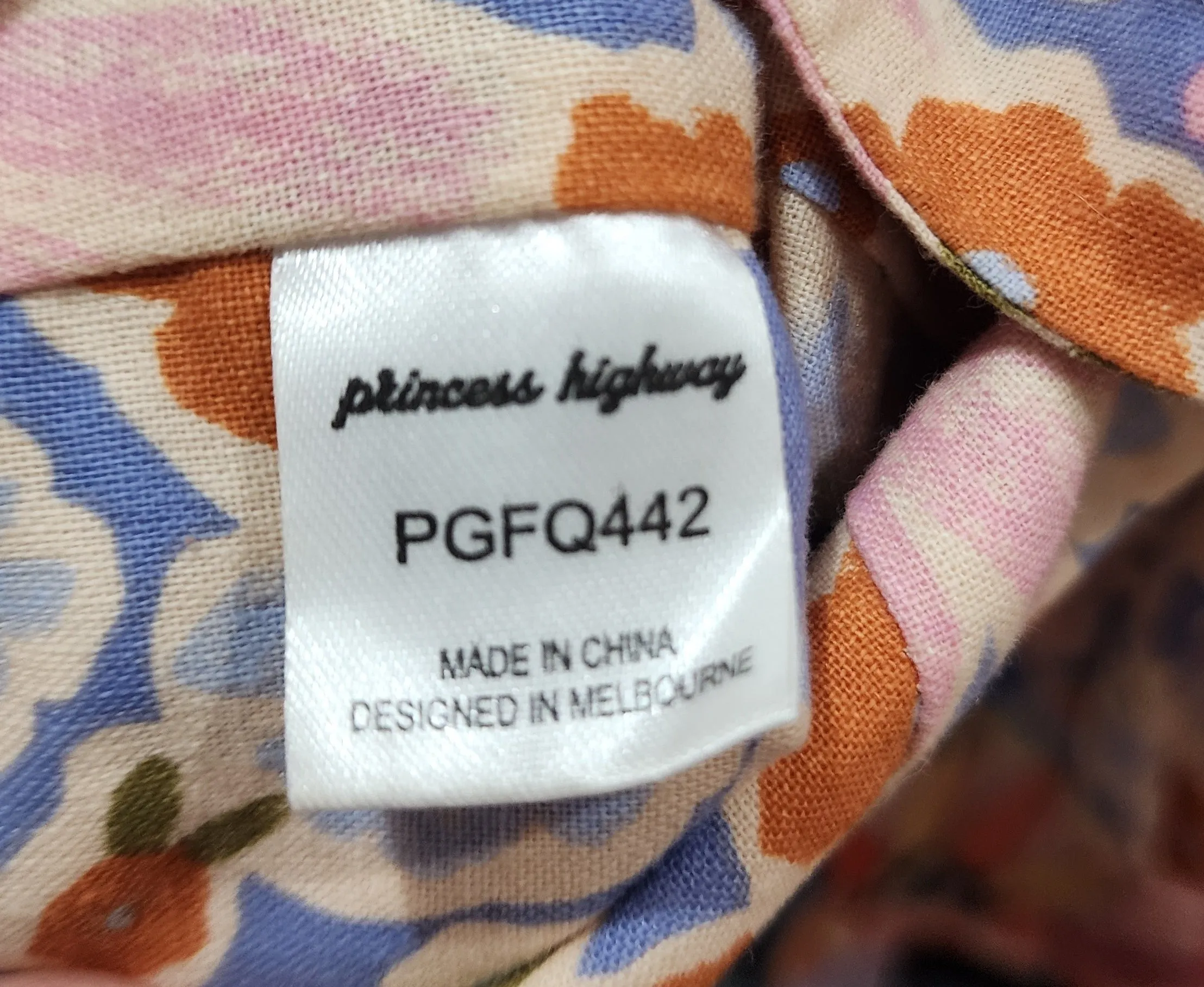 Princess Highway pink cropped top size 12