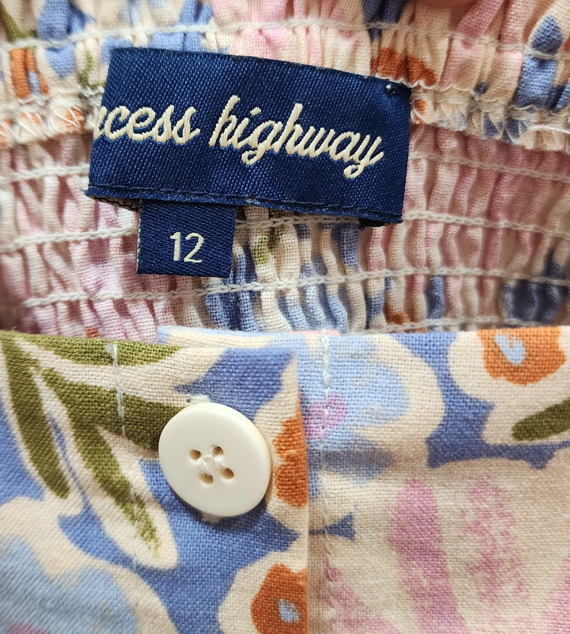 Princess Highway pink cropped top size 12