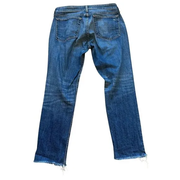 Rag &amp; Bone Dre Low-Rise Slim Boyfriend Jeans Pants Mariposa Size 26 Women's NWOT
