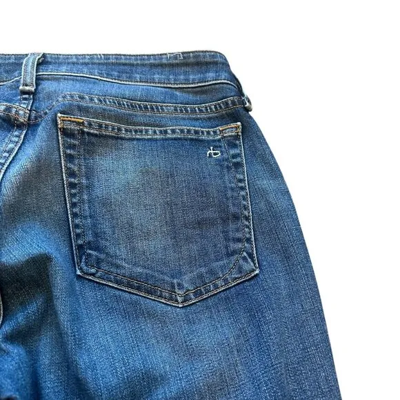 Rag &amp; Bone Dre Low-Rise Slim Boyfriend Jeans Pants Mariposa Size 26 Women's NWOT