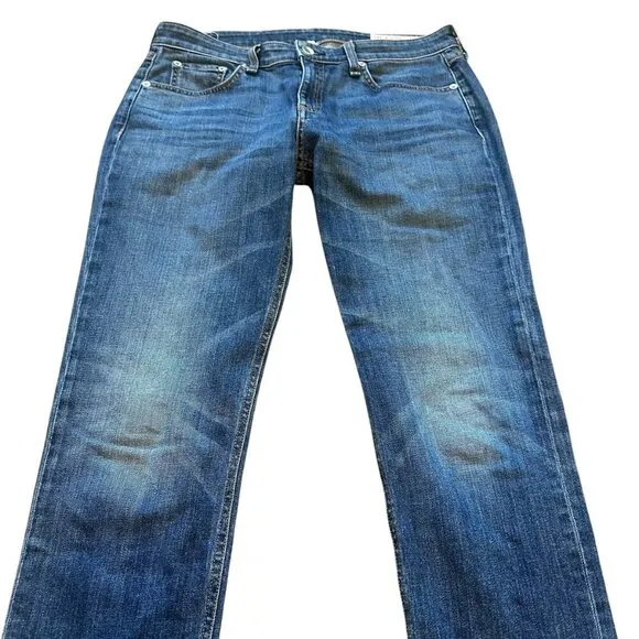 Rag &amp; Bone Dre Low-Rise Slim Boyfriend Jeans Pants Mariposa Size 26 Women's NWOT