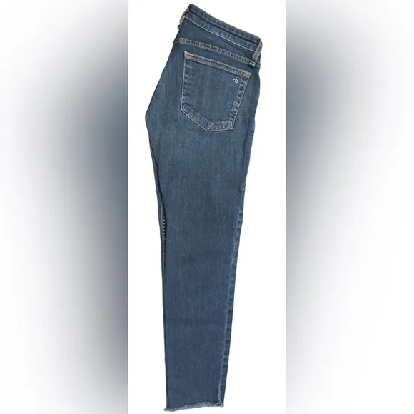 rag &amp; bone | Dre Low-Rise Slim Boyfriend Jeans—New Worn Wash (24)