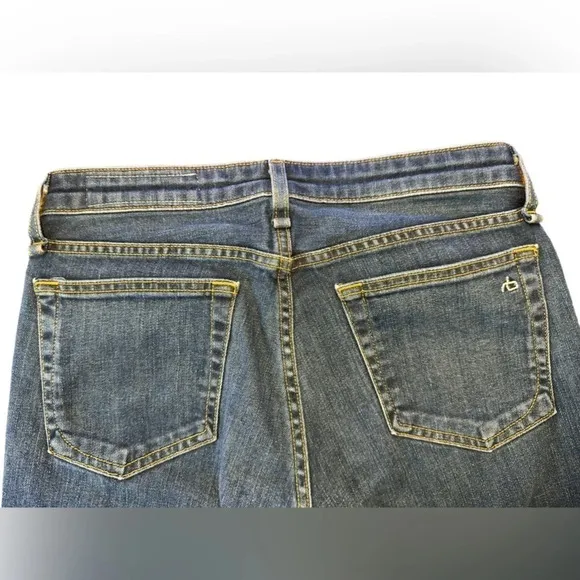 rag &amp; bone | Dre Low-Rise Slim Boyfriend Jeans—New Worn Wash (24)