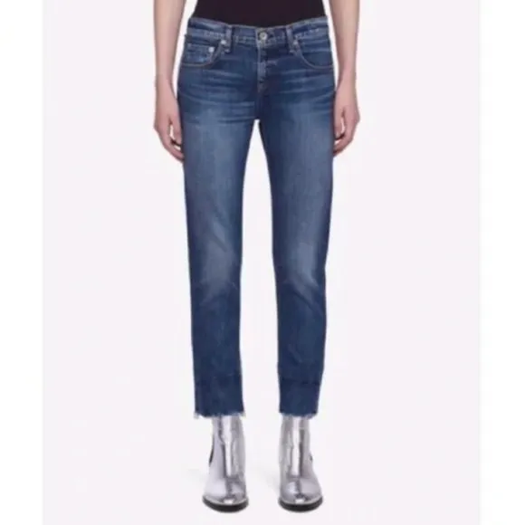 Rag and Bone Dre Capri Boyfriend Jeans‎