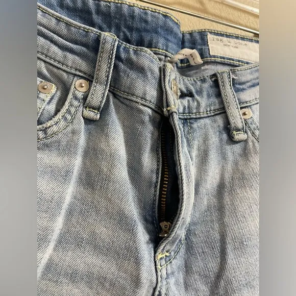 Rag&amp;Bone dre low rise boyfriend jeans size 25