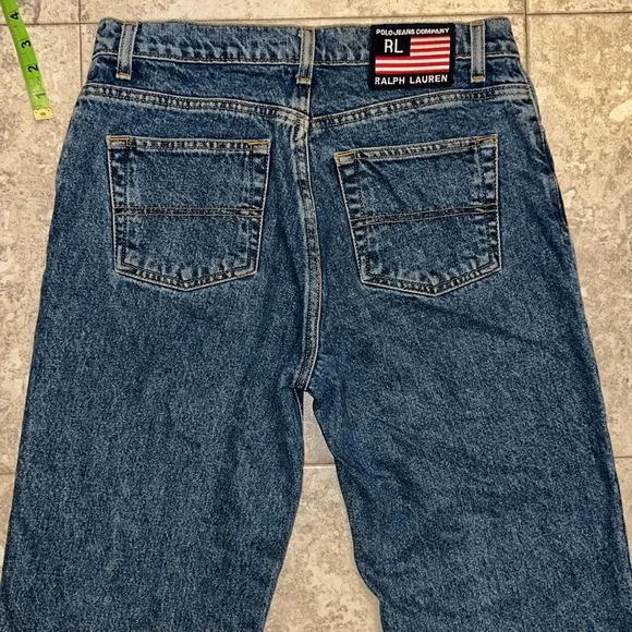 Ralph Lauren Polo Vintage High Waisted Straight Mom Jean Size 6 Women’s RL