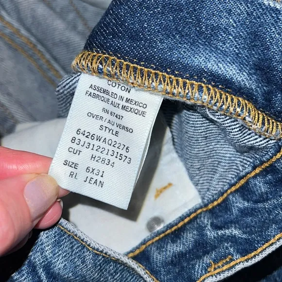 Ralph Lauren Polo Vintage High Waisted Straight Mom Jean Size 6 Women’s RL