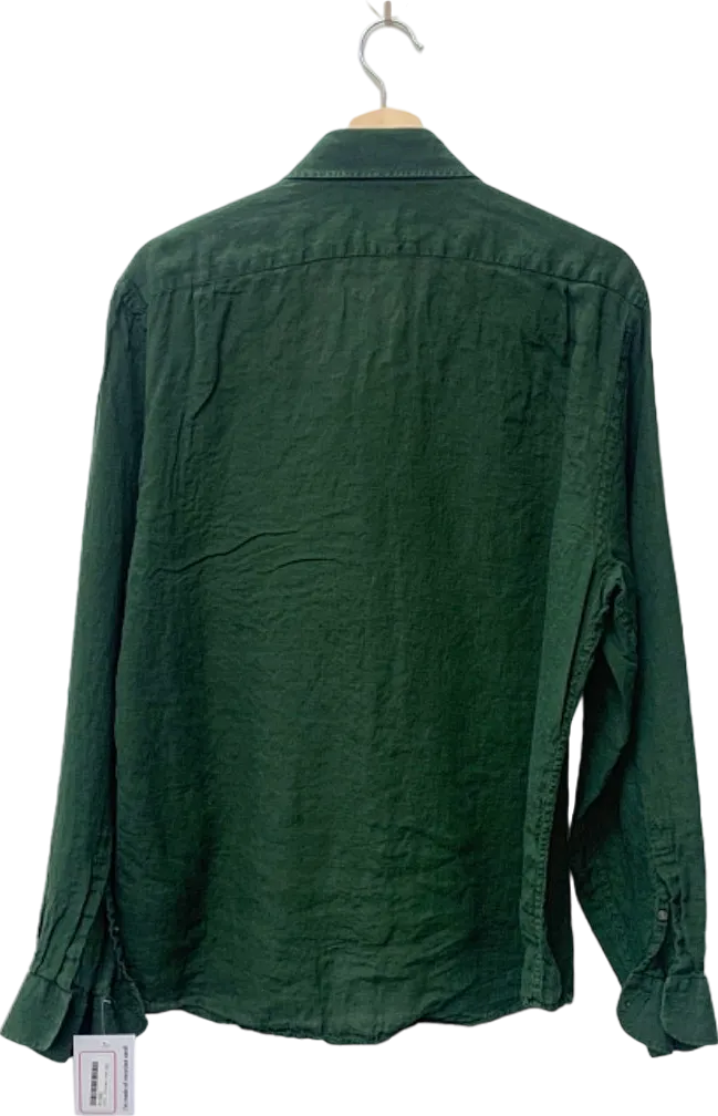 Reiss Green Long Sleeve Shirt Regular Fit XL