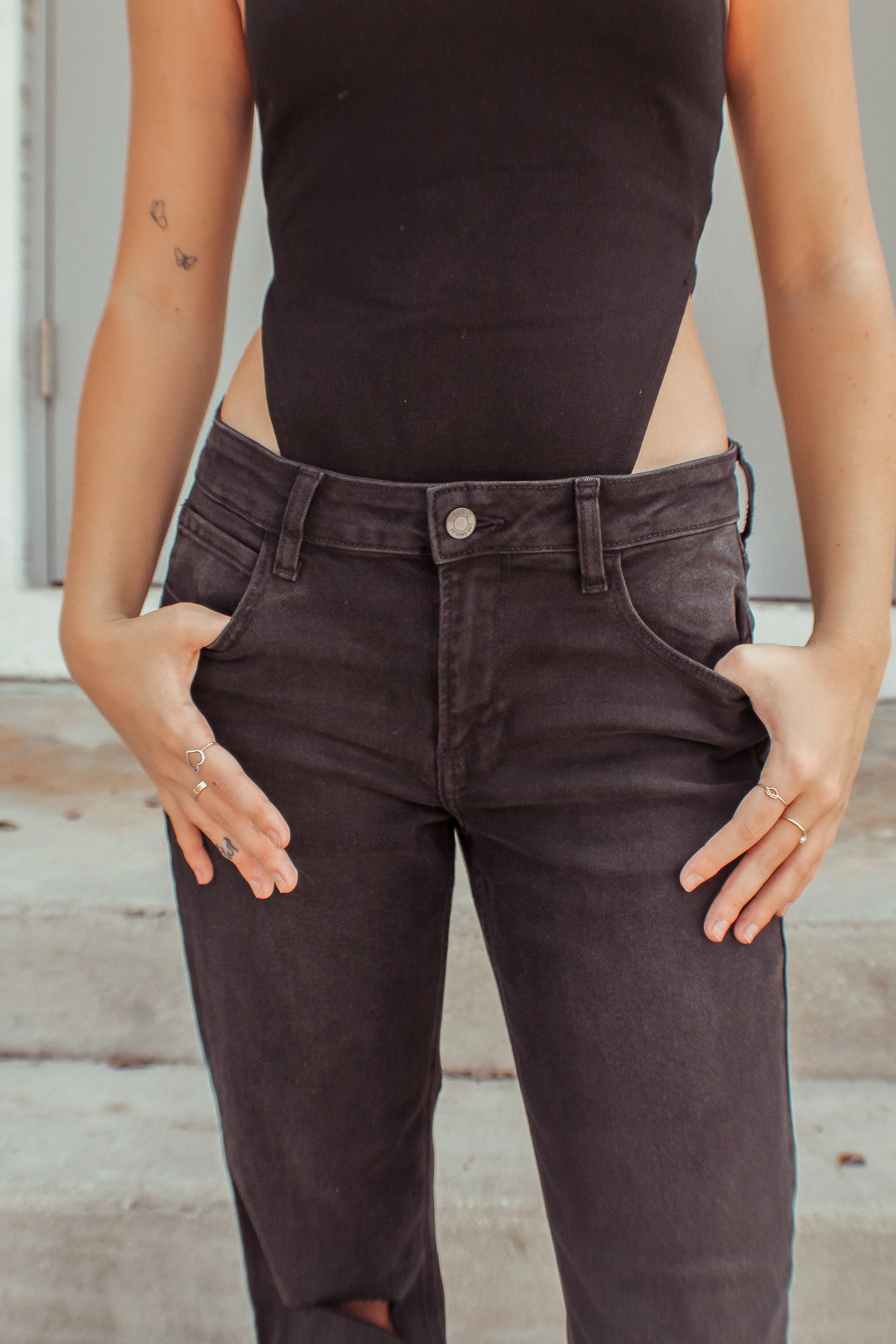 Remi Boyfriend Jeans (Black Denim)