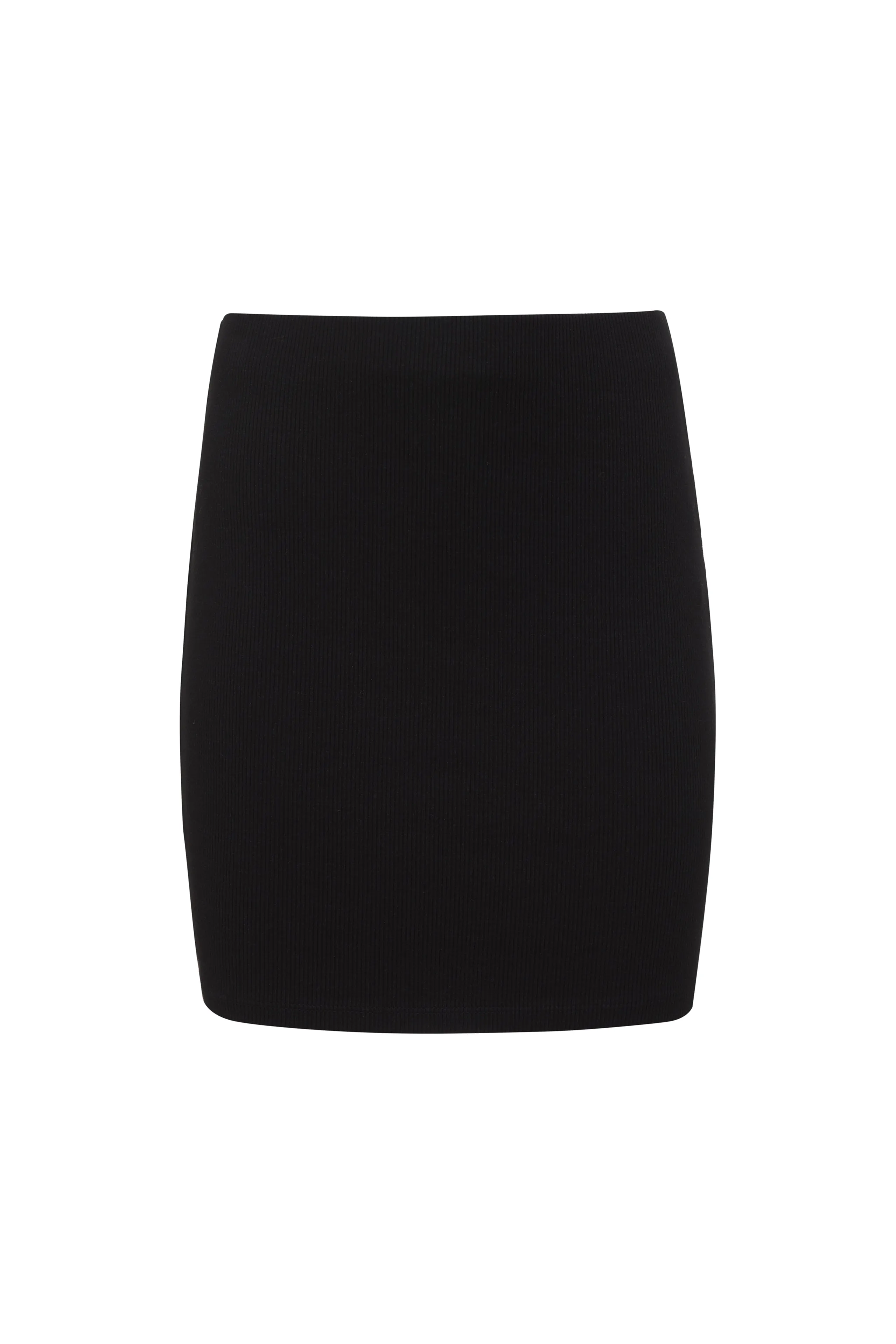 Ribbed Mini Skirt