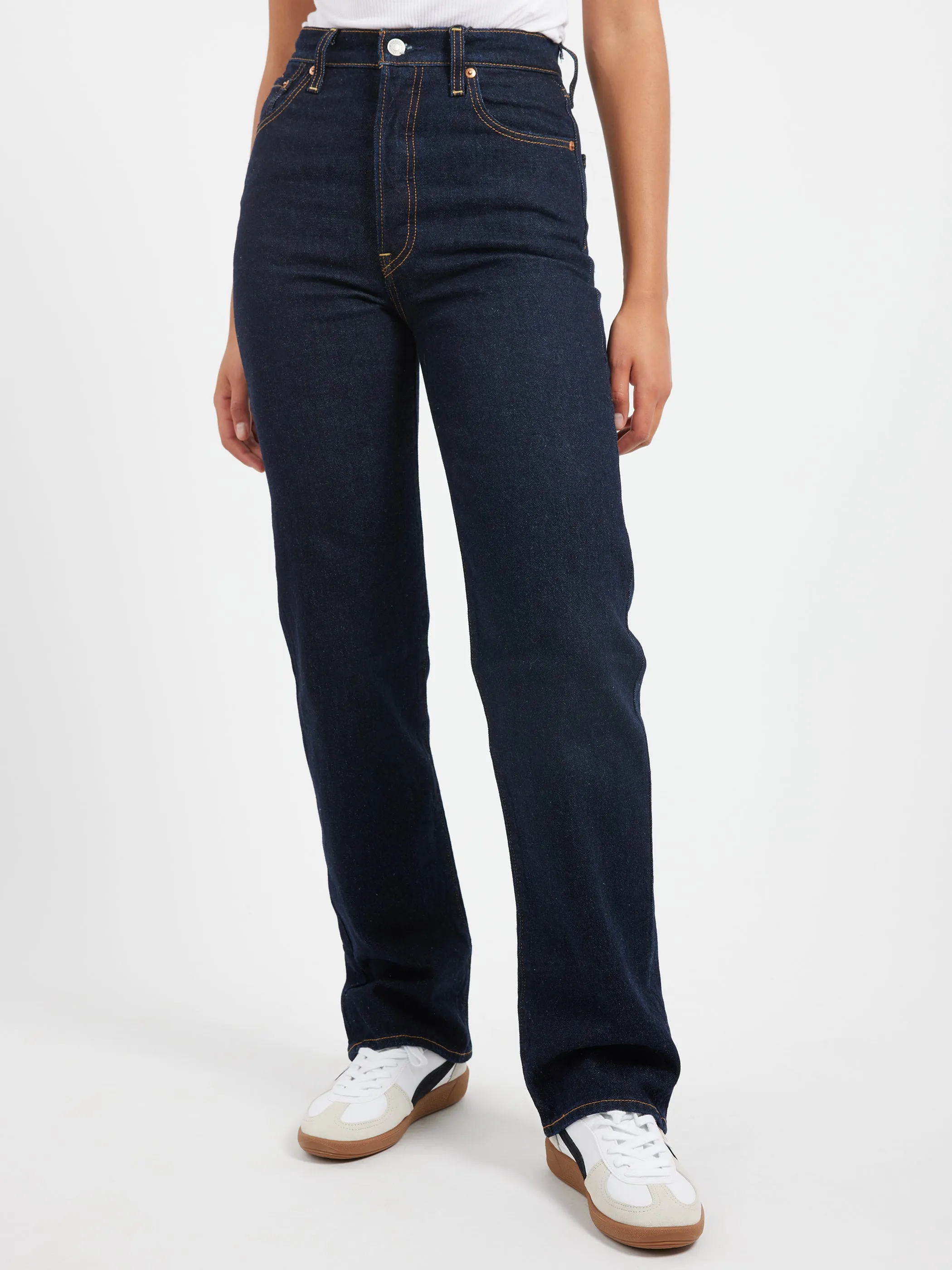 Ribcage Full Length Jeans