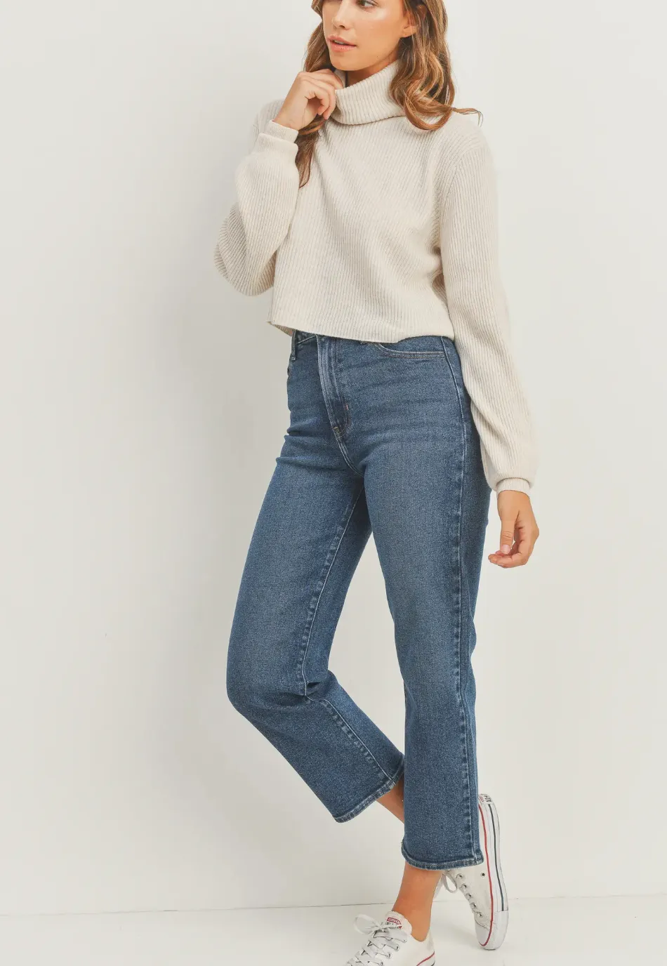Ribcage Straight Dark Wash Denim