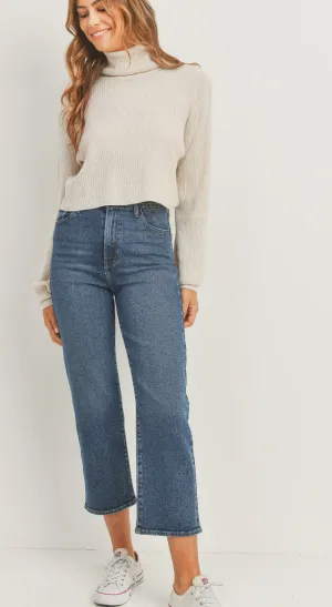 Ribcage Straight Dark Wash Denim