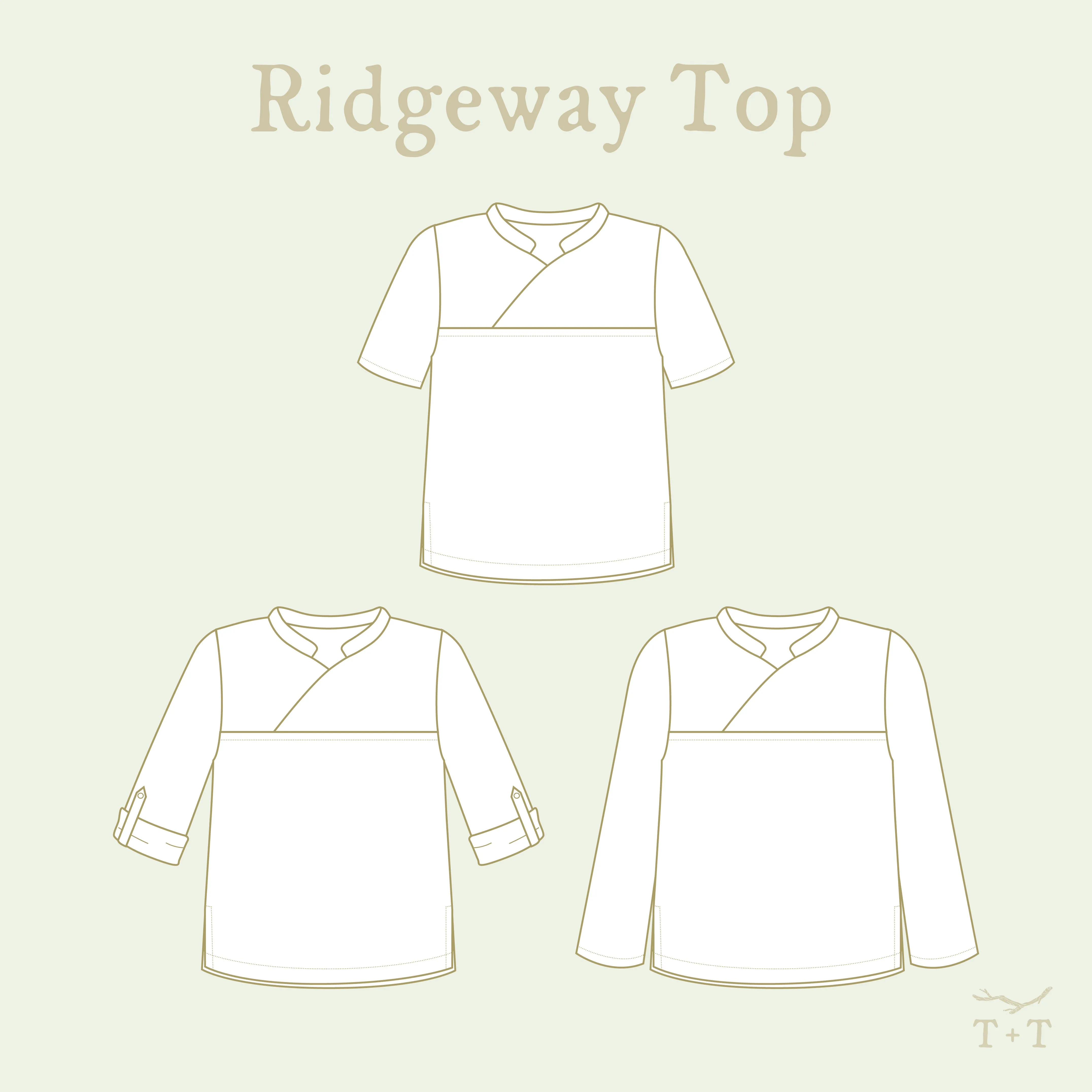 Ridgeway Top Sewing Pattern - Child