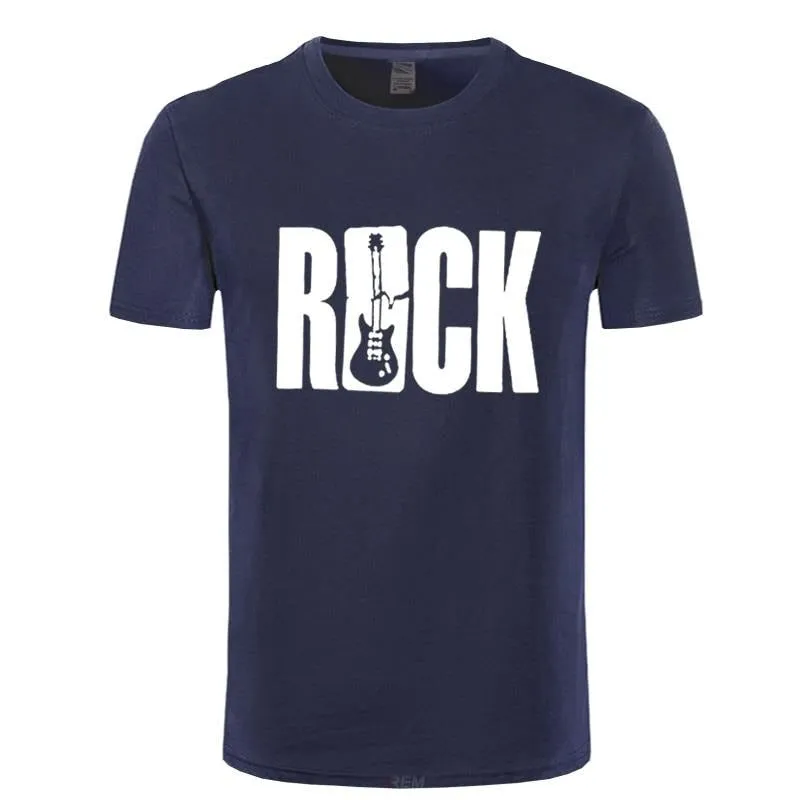 ROCK Music T Shirt Guitar Cotton Tops