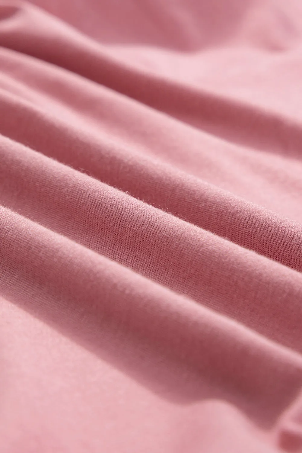 Rose Pink Textured V Neck Flutter Sleeve Ruffled Maxi Dress