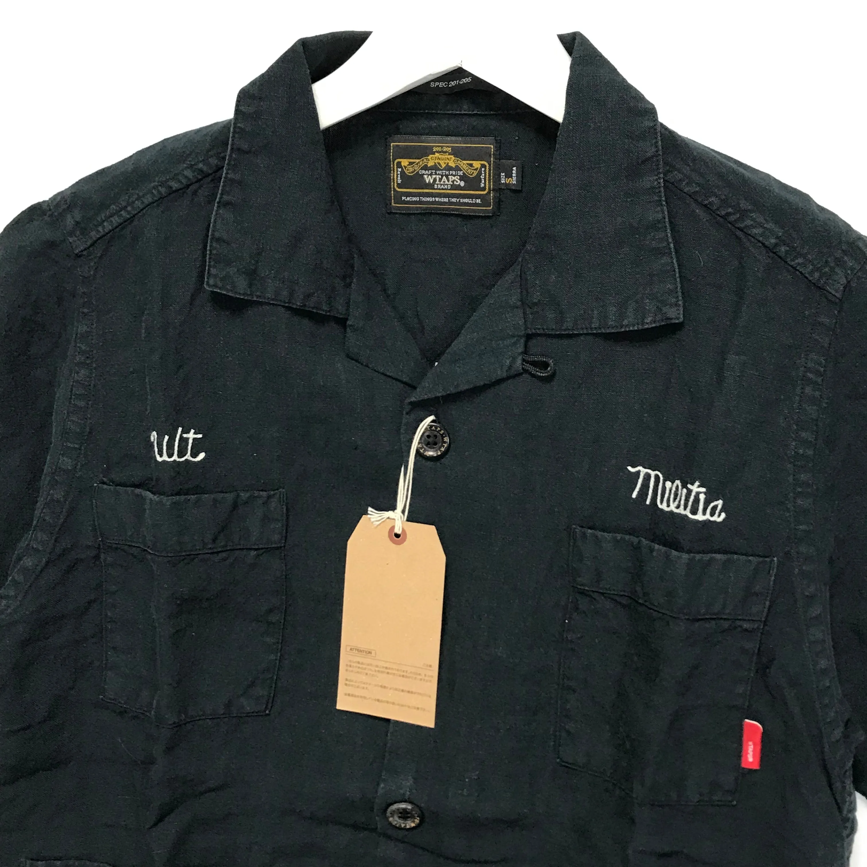 [S or L] DS! WTaps 12SS Guayabera Linen S/S Shirt
