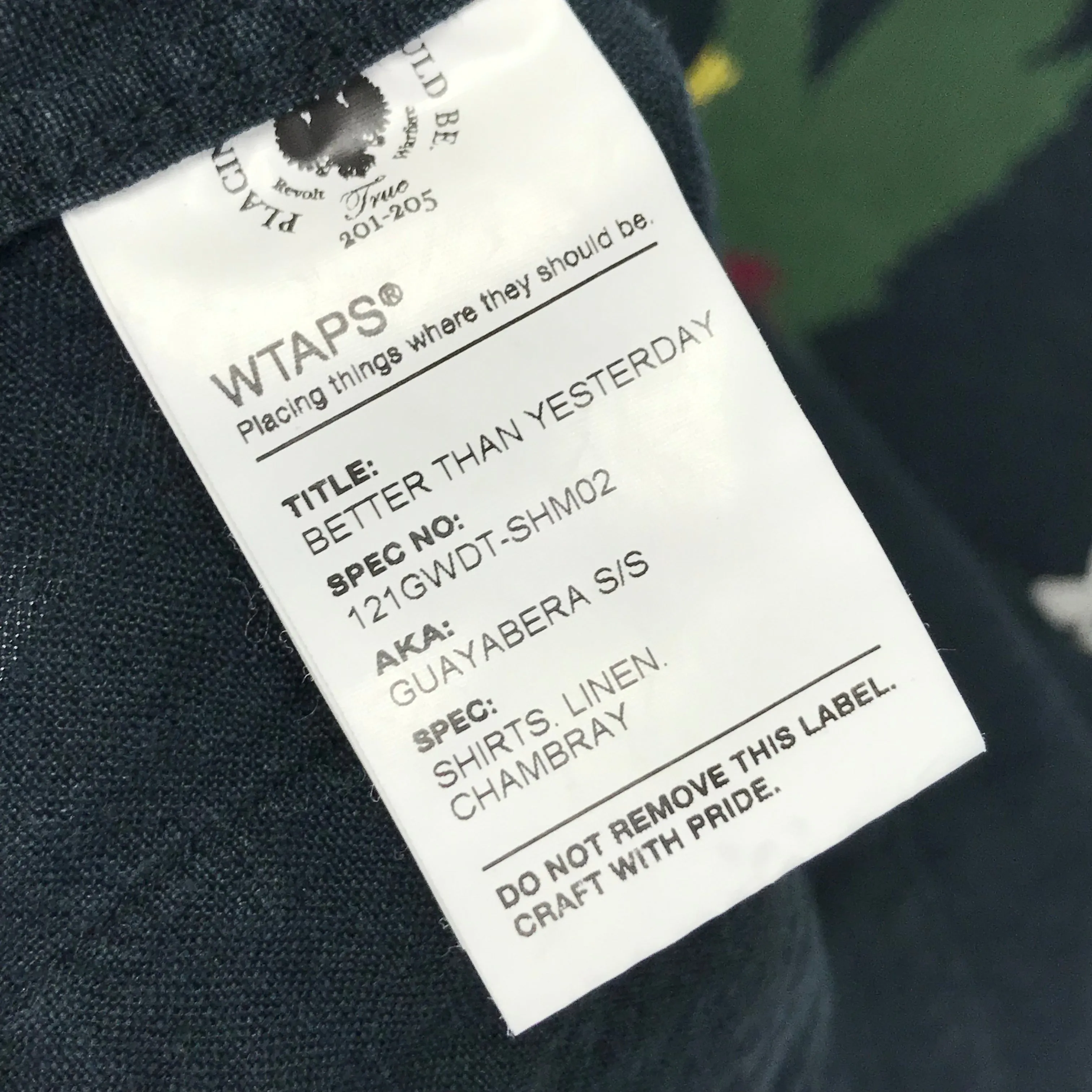 [S or L] DS! WTaps 12SS Guayabera Linen S/S Shirt