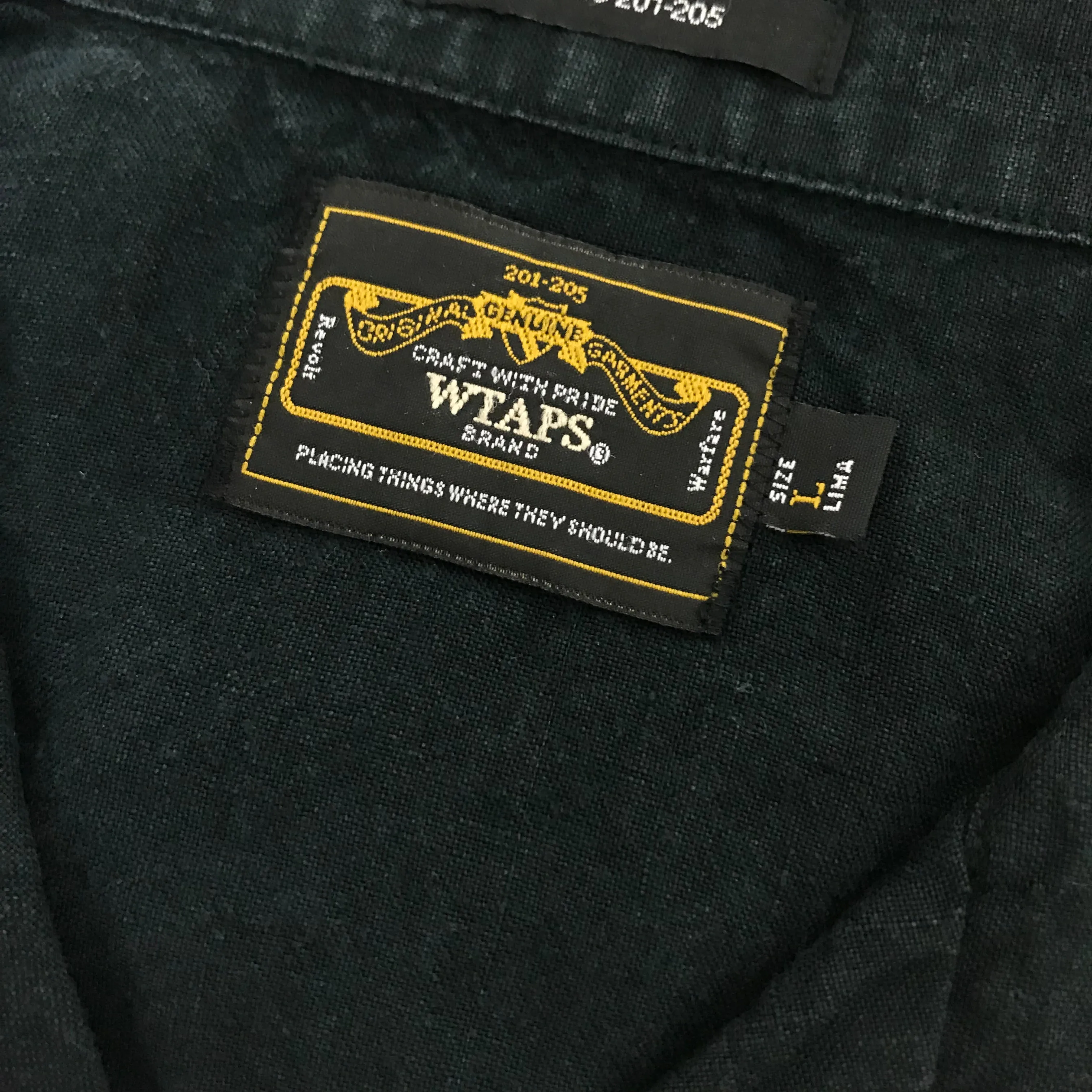 [S or L] DS! WTaps 12SS Guayabera Linen S/S Shirt