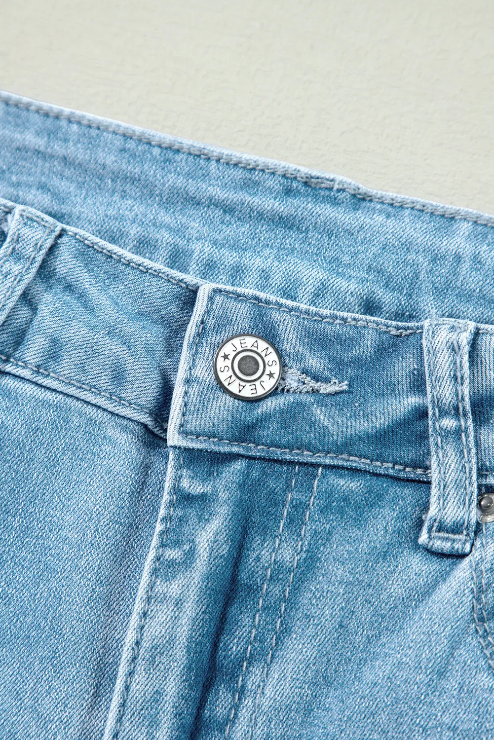 Shift Slit Straight Jeans by High