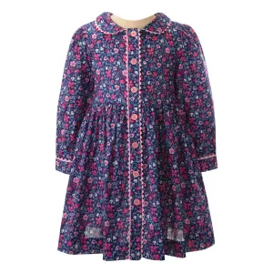 Snowdrop Floral Button Front Dress
