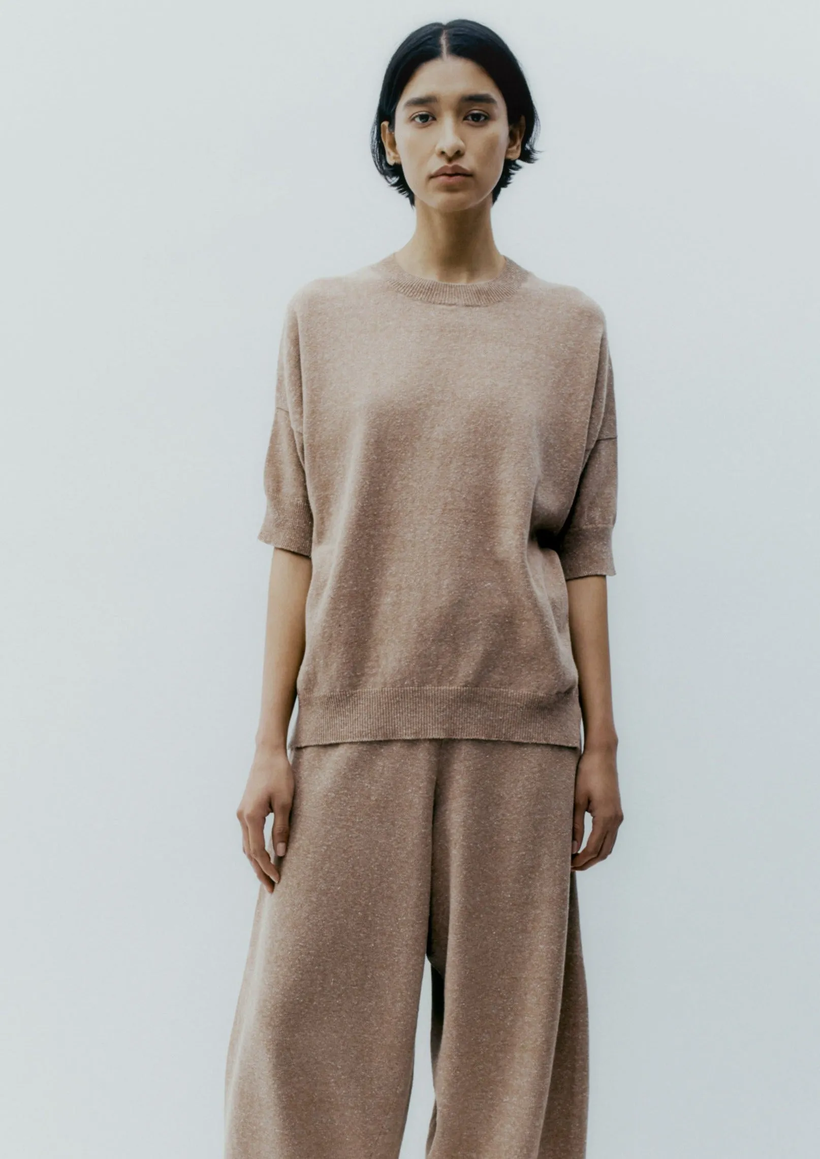 Soft Cotton T-Shirt, Nougat