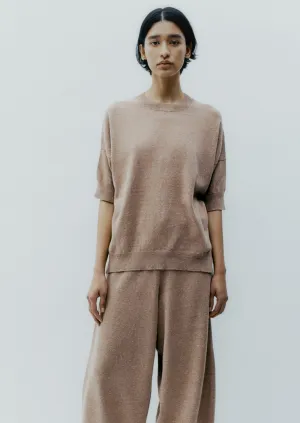 Soft Cotton T-Shirt, Nougat