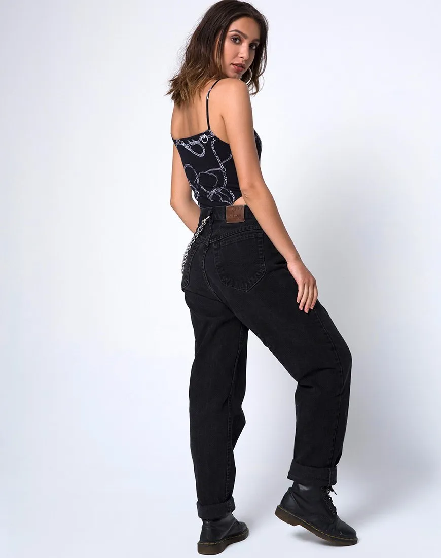 Solemo Cutout Bodice in Chain