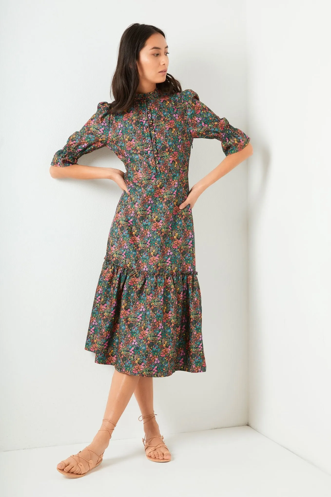 Sophie Dress - Dark Ditsy