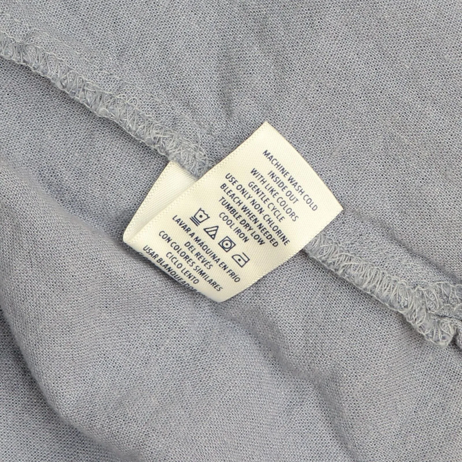 Splendid Womens Linen Blend V-Neck Cap Sleeve Blouse Shirt 1678d3e49d005c Blue L