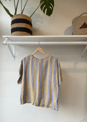 Striped Linen Box Top