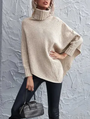 Stunncal Drop Shoulder Irregular Knit Sweater Jacket
