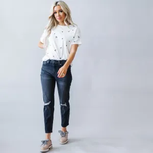 Take A Chance Kancan Mom Jeans