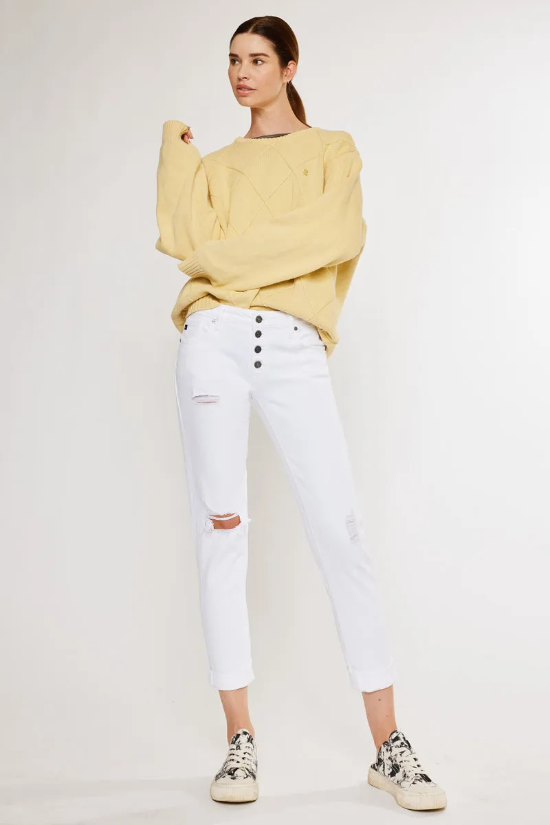 Tali Mid Rise Boyfriend Jeans