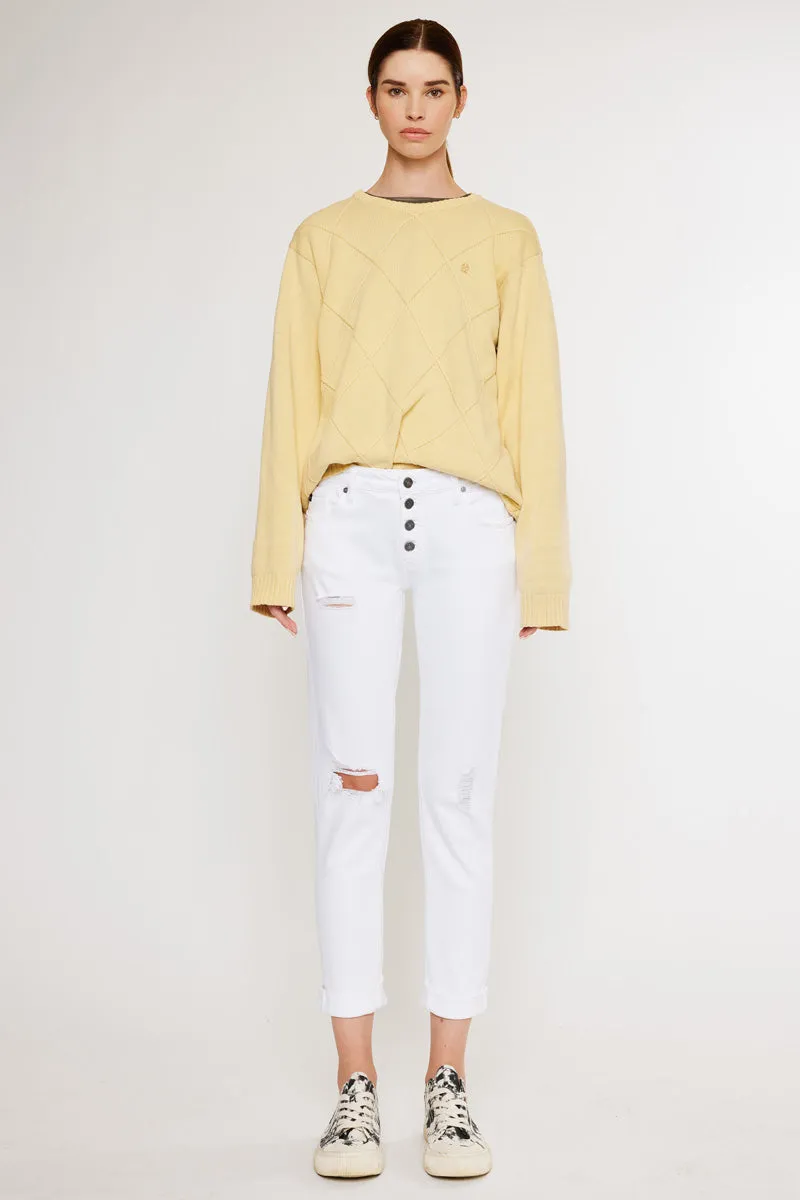 Tali Mid Rise Boyfriend Jeans