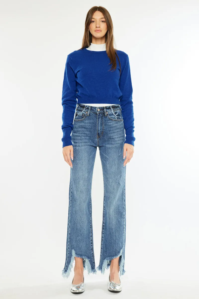 Tess High Rise Straight Leg Jeans