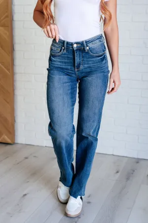 The Jeanne - Mid Rise Tummy Control Vintage Straight Leg Jeans
