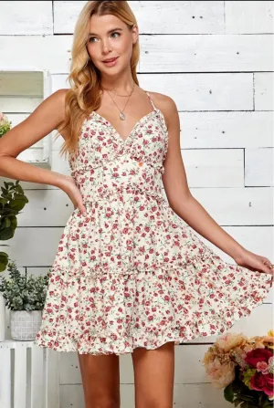 The Sweet Pea Dress-Red