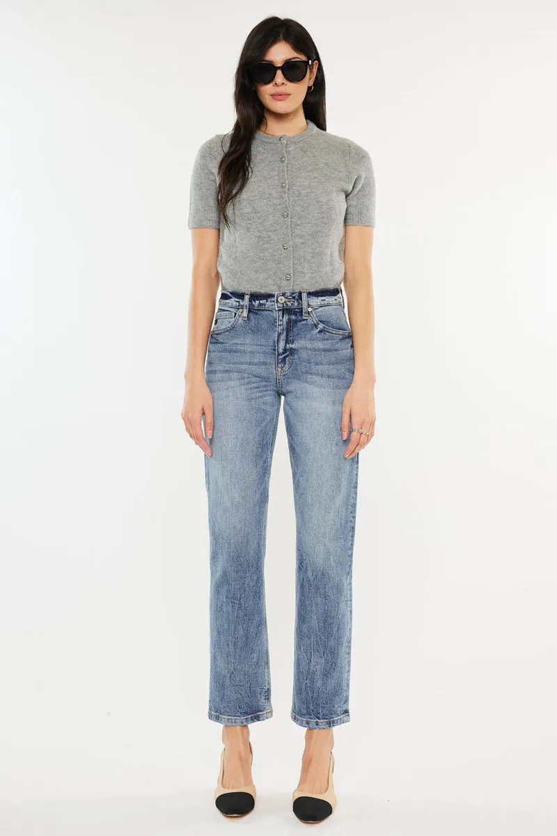 Tilda High Rise Slim Straight Leg Jeans
