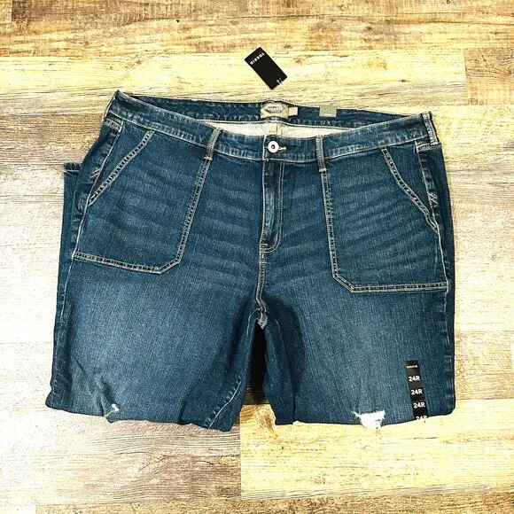 Torrid Boyfriend Ankle Jeans 24R