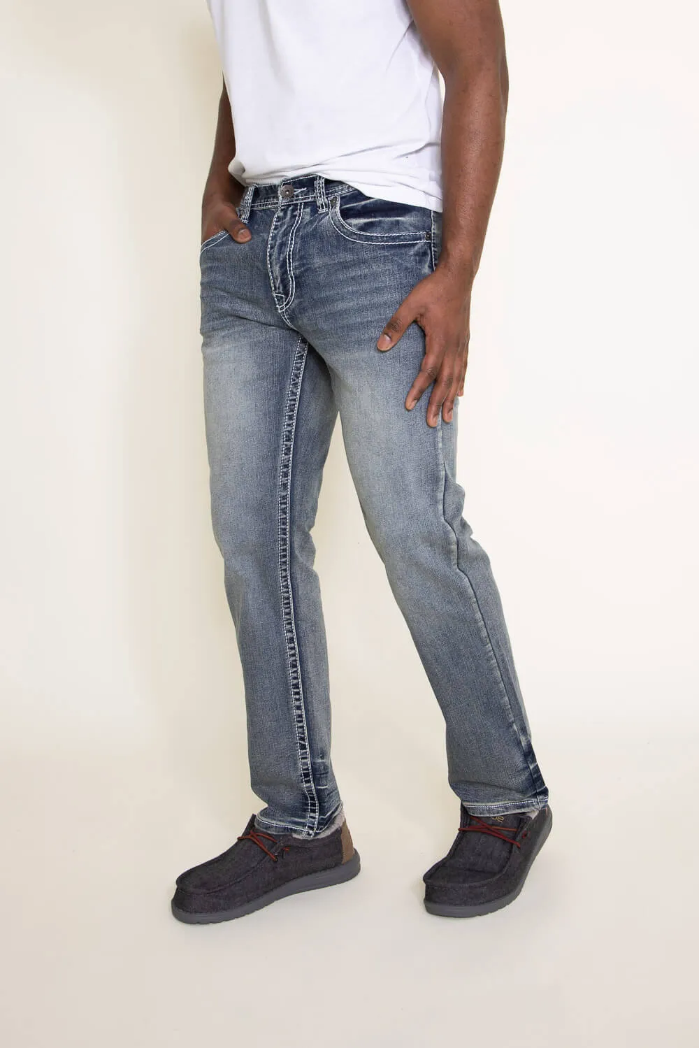 True Luck Kyle Straight Jeans for Men | TL21010407